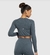 Sweat Seamless long sleeve zip crop top - comprar en línea
