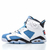 TÊNIS NIKE AIR JORDAN 6 RETRÔ "BRANCO AZUL UNIVERSITÁRIO" (PRAZO DE ATÉ 20 DIAS PARA ENTREGA) - FRETE GRÁTIS BR - comprar online