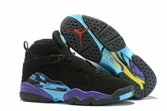 TÊNIS NIKE AIR JORDAN 8 "PRETO AZUL ROXO" (PRAZO DE ATÉ 20 DIAS PARA ENTREGA) - FRETE GRÁTIS BR - comprar online