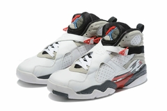 TÊNIS NIKE AIR JORDAN 8 "BRANCO VERMELHO CINZA" (PRAZO DE ATÉ 20 DIAS PARA ENTREGA) - FRETE GRÁTIS BR na internet