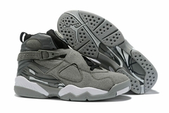 TÊNIS NIKE AIR JORDAN 8 "CINZA BRANCO" (PRAZO DE ATÉ 20 DIAS PARA ENTREGA) - FRETE GRÁTIS BR - comprar online