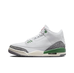 TÊNIS NIKE AIR JORDAN 3 RETRÔ "BRANCO VERDE CINZA" (PRAZO DE ATÉ 20 DIAS PARA ENTREGA) - FRETE GRÁTIS BR - comprar online