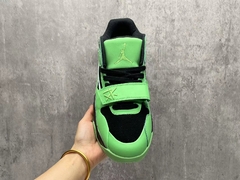 TÊNIS NIKE AIR JORDAN JUMPMAN CUT THE CHECK X TRAVIS SCOTT "VERDE PRETO" (PRAZO DE ATÉ 20 DIAS PARA ENTREGA) - FRETE GRÁTIS BR na internet
