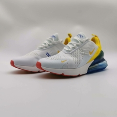 TÊNIS NIKE AIR MAX 270 "BRANCO AMARELO AZUL" (PRAZO DE ATÉ 20 DIAS PARA ENTREGA) - FRETE GRÁTIS BR na internet