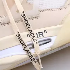 TÊNIS NIKE AIR JORDAN 4 X OFF WHITE "BEGE" (PRAZO DE ATÉ 20 DIAS PARA ENTREGA) - FRETE GRÁTIS BR - loja online