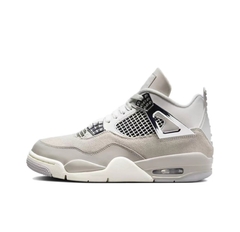 TÊNIS NIKE AIR JORDAN 4 "BRANCO BEGE PRATA METÁLICO" (PRAZO DE ATÉ 20 DIAS PARA ENTREGA) - FRETE GRÁTIS BR - comprar online