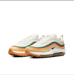 TÊNIS NIKE AIR MAX 97 "BRANCO VERDE BEGE" VELUDO COTELÊ (PRAZO DE ATÉ 20 DIAS PARA ENTREGA) - FRETE GRÁTIS - Billy Outsize