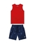 CONJUNTO REGATA EM MEIA MALHA E SHORT EM NYLON COM ELASTANO SUBLIMADO - Stillus Kids
