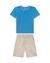 CONJUNTO BATA EM MALHA QUADRILE E BERMUDA EM VISCO LINHO / SONIC - comprar online