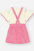 CONJ BLUSA E SALOPETE NATURAL/RS SETBELL - Stillus Kids