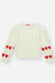 CONJ BLUSA ML E SHORTS OFF WHITE/VM MARTE - Stillus Kids