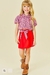 CAMISA CROPPED MC E SHORT SAIA VERMELHO - comprar online