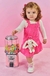 CONJ BODY ML E SALOPETE NATURAL/ROSA NEON - Stillus Kids