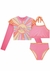 BLUSA ML E BIQUINI ROSA NEO - Stillus Kids