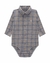 BODY CAMISA EM FLANELA XADREZ / CHUMBO - comprar online