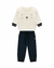 CONJUNTO BLUSA EM PELO FLEECE E CALCA EM MOLETOM / MARINHO - comprar online