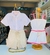 CONJUNTO CAMISA EM TRICOLINE E BERMUDA EM VISCOLINHO / BRANCO na internet