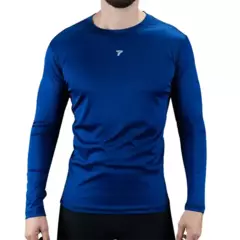 BUZO COMPRESION H -AZUL TURQUI
