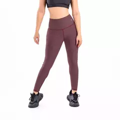 LEGGINS UNICOLOR - VINOTINTO JASPE
