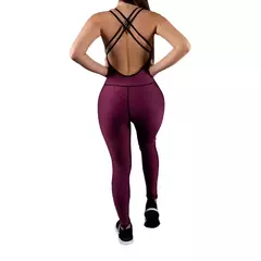 ENTERIZO LARGO UNICOLOR-MAGENTA OSC JASPE - comprar en línea
