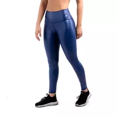 LEGGINS EFECTO CUERO-AZUL TURQUI - comprar en línea
