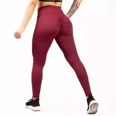 LEGGINS PUSH UP UNICOLOR-MAGENTA OSCURO