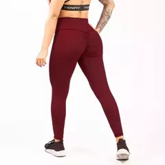 LEGGINS PUSH UP UNICOLOR-MARRON