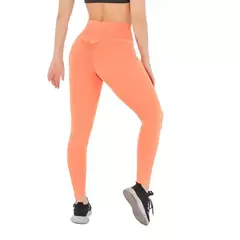 LEGGINS PUSH UP UNICOLOR-TERRACOTA CLARO