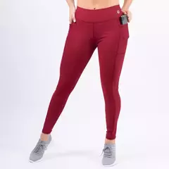 LEGGINS BOLSILLO UNICOLOR-VINOTINTO