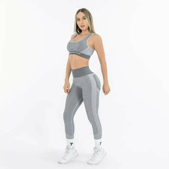 CONJUNTO SEAMLESS-GRIS JASPE