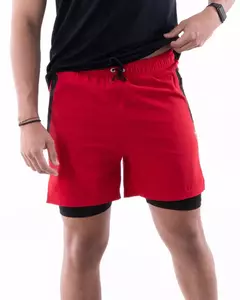 PANTALONETA TRACK - ROJO -10