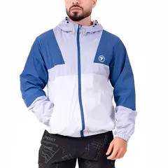 CHAQUETA ROMPEVIENTOS THUNDER H - BLANCO-AZUL CELESTE