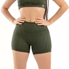 SHORT RELIET - VERDE MILITAR - comprar en línea