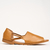 Flat Peeptoe Sophie Couro Wishin (Caramelo) - Wishin