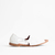 Flat Peeptoe Sophie Couro Wishin (Branco) - loja online