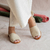 Flat Peeptoe Sophie Couro Wishin (Off White) - comprar online