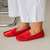 Mocassim Mia Couro Wishin (Tomate) - comprar online