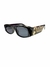 Gafas #1 Palm Angels - Black and Gold