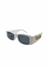 Gafas #2 Palm Angels - White and Gold