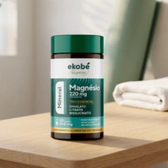 Magnésio 200mg - Trio (Dimalato, Citrato e Bisglicinato)