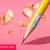 20 Pçs/lote Cabeça Bonito Dos Desenhos Animados Lápis HB Com Borracha Kawaii en internet