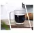 Caneca de vidro de borosilicato alto, resistente ao calor, 150-350ml, parede dup - loja online