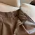 Imagem do Mulheres chique moda bolsos laterais preto falso couro shorts vintage cintura al