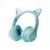 Imagem do Fones de ouvido gradiente sem fio para crianças Cute Cat Ear Fones de ouvido Bl