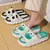 Bonito dos desenhos animados vaca unisex chinelos de linho primavera verão slid - comprar online