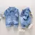 Roupas de bebê recém-nascido macacão jeans primavera e outono menino menina m