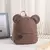 Urso bonito mochila de pelúcia com nome bordado para crianças, bolsas de ombro - loja online