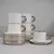 Conjunto de tigela e prato de luxo leve, tigelas domésticas, conjunto de tigela - tienda online