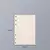 Spiral Binder Inner Page Line Notebook, em branco, Craft Grid, dentro do papel, - Kallex shop