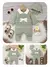 Imagen de Bebê recém-nascido macacão chapéu define malha roupa da criança 2pc macacã